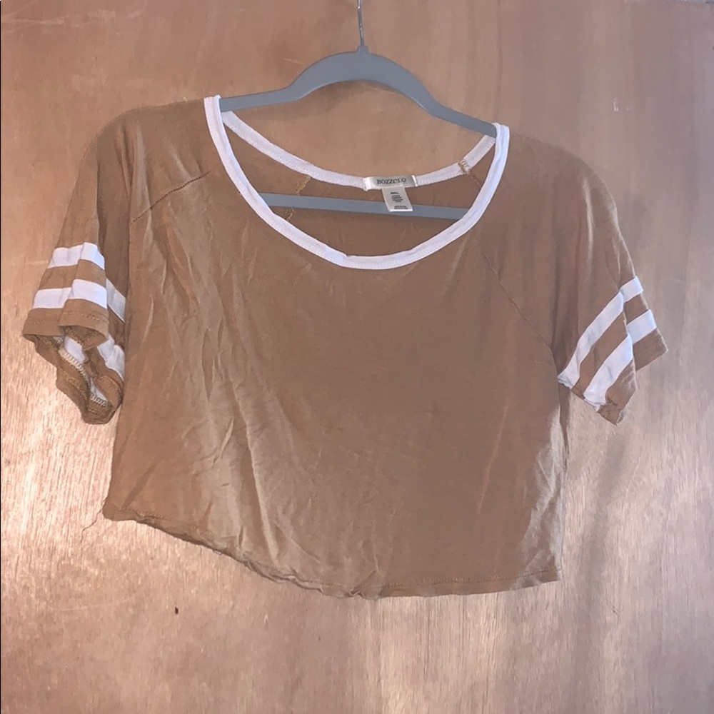 yellow crop top